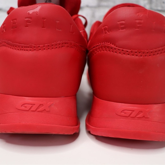 Refill GTX New York Men’s Retro Red Sneaker Size 10.5 Made in Mexico Sport Shoes - Picture 11 of 12